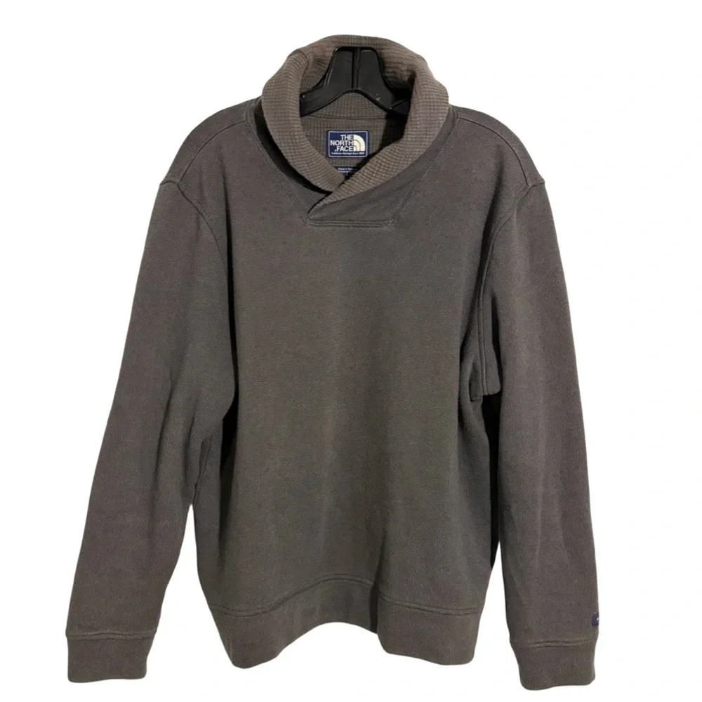 The North Face Men’s Sockeye Shawl-Collar Sweater-Fleece Pullover Size Large
